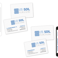 Lite-Soil GmbH | Visitenkarte, vCards | Entwurf und Gestaltung | 2015